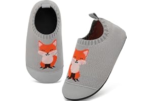 VOLHAL Hausschuhe Kinder Junge Leichte Rutschfeste Indoor Pantoffeln Mädchen Weich barfuss für Lauflernschuhe Kindergarten Slippers