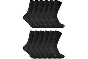12 Pack Ladies Non Elastic Thermal Diabetic Socks | Sock Snob | Women Soft Top Socks for Poor Circulation