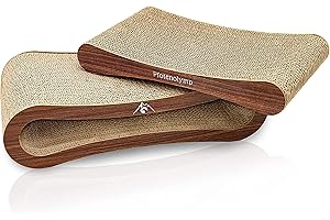 Pfotenolymp Griffoir en Carton de qualité supérieure pour Chat - avec Carton ondulé et Herbe à Chat