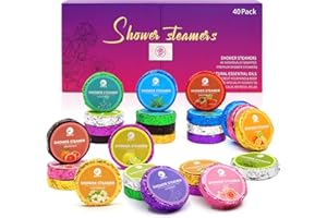 MR MIRYE MR Shower Steamers Aromatherapy for Women or Men, 40 PCS 10 Scents