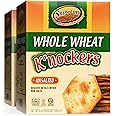 Shibolim Whole Grain Unsalted Whole Wheat Crackers, 168g (Pack of 2) Crisp & Delicious Awesome Crunch! Great mouth Feel, Made with Whole Grains, Kosher