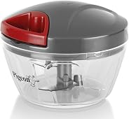 Pigeon by Stovekraft Handy Mini Plastic Chopper with 3 Blades, Grey