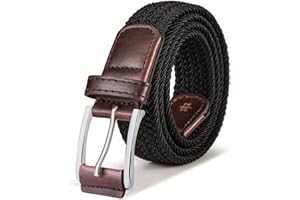BULLIANT Ceinture Homme, Tressée de Golf Ceinture Tissus Femme et Homme Ceinture Élastique 35mm
