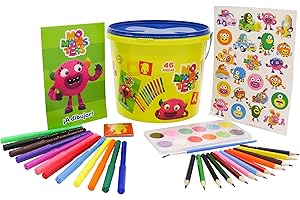 CYP Brands - Momonsters - Set di attività 46 pezzi in cubo