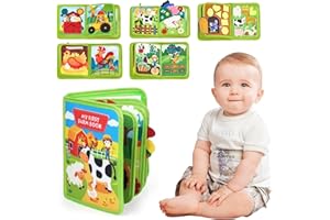 BEZHGOC Busy Board Montessori Toys for Toddlers 1 2 3, Animal Farm Baby Busy Book Activities Educational Sensory Toy Plane Travel Toys for 1 2 3 4 Year Old Boy Girl Birthday Gifts