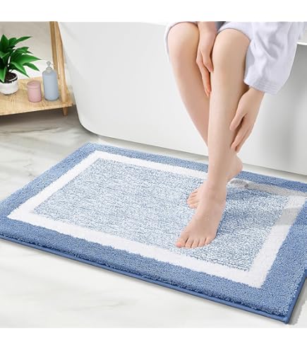 Badkamertapijt, badmat, douchemat, douchemat, voetmat, kroon patroon in zwart goud, antislip, wasbaar, vloerverwarming, geschikt pluizig - 50 x 90 cm, design 3: kroon