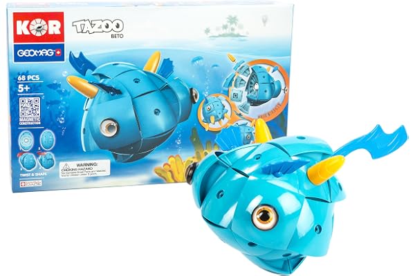 Geomag - 601 - Jeu de Construction - KOR Tazoo Beto - 68 Pièces