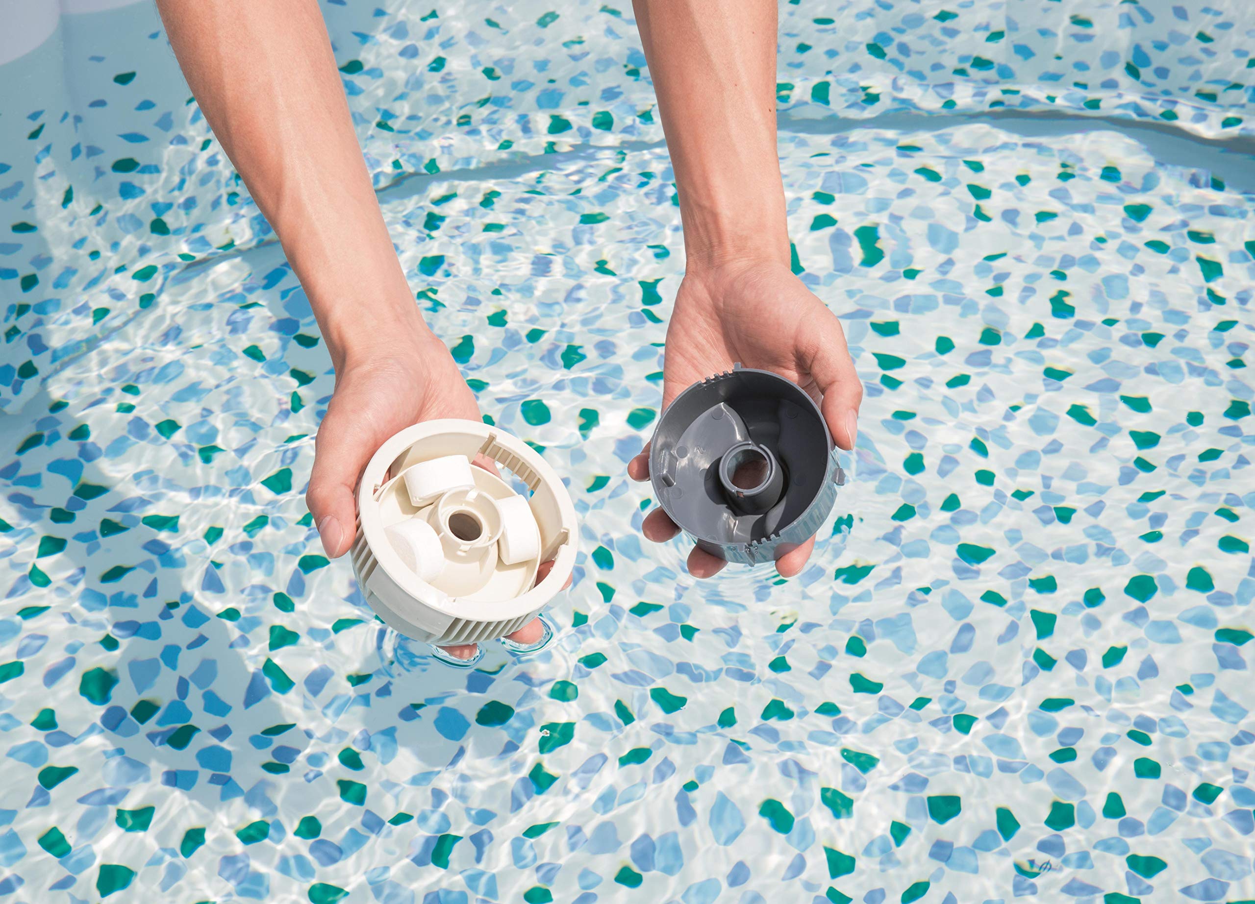 Bestway Lay-Z-Spa St. Moritz AirJet, Whirlpool rund aufblasbar mit Massagefunktion, 216x216x71 cm – Bild 26