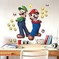 Super Mario Bros and Luigi Giant Repositionable Sticker
