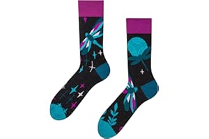 Dedoles Chaussettes Unisexe Homme Femme & Enfants beaucoup designs amusants Football Pizza Avocat Pompier Grenouille Plantes Cadeau gauche droite différent