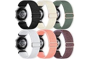 chinbersky 20mm Nylon Armband Kompatibel mit Samsung Galaxy Watch 5/Glaxy Watch 5 Pro/Galaxy Watch 4/Watch 4 Classic 42mm 46mm/Active 2 40mm 44mm/Active 40mm/Watch 3 41mm/Gear Sport/Gear S2 Classic