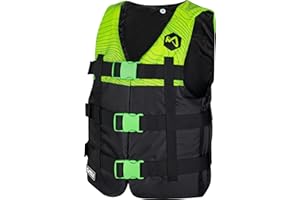 Mesle Gilet de Flottaison Adulte H210 50N Tailles 2XS - 4XL pour Sup, Kayak, Wakeboard