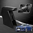 VEMOTO™ 2.0 High-End Car Center Armrest with Storage Compartment and Ultimate Comfort for Maruti Dzire (All Models From 2017-2025) (Black)
