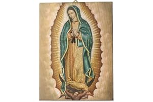 F.LLI BONELLA Fratelli Bonella | Tela pittorica Madonna di Guadalupe f.to 20x25 cm | Made in Italy