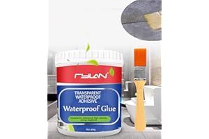 RYLAN Crack Seal Glue 300gm with Brush Transparent Waterproof Glue for Roof Leakage Crack Seal Agent Roof Water Leakage Solut