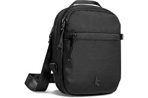 tomtoc Saszetka na Ramię/Szyldzik Podróżny z Blokadą RFID | Antykradzieżowa, Lekka | Na paszport, telefon i małe przedmioty jak Osmo Pocket 3 | Organizer