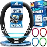 NEXTCOVER® Fahrradschloss mit Zahlencode - Das Original - [SAFESECURE] hohe Sicherheit I Schloss mit 5- stelliger Zahlencode,