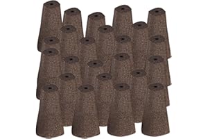 Carlo Milano Zubehör zu Anzucht-Station: 24er-Set Ersatzschwämme für Pflanzen-Anzuchtsystem PAS-70 (Anzucht-Gewächshaus mit Licht, Pflanzen Lampe Anzuchtstation, Anzuchtschwämme)