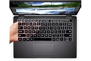 I-TENSODO Tastaturabdeckung für Dell Latitude 3440 5420 5430 5431 5440 7410 7420 7430 7440 9420 9430 14 Zoll Dell Latitude 7520 9510 9520 15,6 Zoll Laptop, Dell Latitude 14 Tastatur-Schutzabdeckung (schwarz)