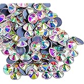 Beadsland Iron-on Strass for Clothes, White Crystal AB, SS20/1440pcs | Rhinestones, SS20, 0.5-0.5 cm, Hotfix Crystals, Transp