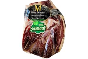 THE BLACK HOOF 2,5 Kg Jambon Iberique (Épaule) PATA NEGRA Désossé 100% naturel - Originaire de porcs ibériques élevés en plein air à Dehesas - Epaule Iberique Espagnol Sans Os - Jamon Iberico, Paleta Iberica