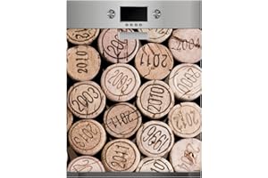 OEDIM Vinilo para Lavavajillas Corchos Botellas | Varias Medidas 75x85cm | Adhesivo Resistente y de Fácil Aplicación | Pegatina Adhesiva Decorativa de Diseño Profesional