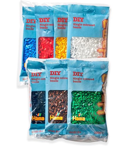 Hama Perles 9411 - Sachet d'environ 7 000 perles midi - Diamètre : 5 mm - 7 couleurs tendance - Pour enfants à partir de 5 ans à partir de 19,39 € (juillet 2026 Hama Perles 9411 - Sachet d'environ 7 000 perles midi - Diamètre : 5 mm - 7 couleurs tendance - Pour enfants à partir de 5 ans à partir de 19,39 € (juillet 2026