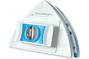 TOTALPRODUCTS EVERYTHING YOU ARE LOOKING FOR, HERE Limpia Cristales magnetico de 3 a 30mm, Limpia Ventanas climalit, limpiacristales Ajustable con iman, Pack de limpiaventanas + bayeta de Microfibra, para Uso empresarial/Profesional y Personal.