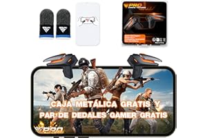 Progameplays Phone Triggers Controller Compatible con iPhone/Android, Disparar y Apuntar Sensible L1 & R1 Pubg Trigger (T1)