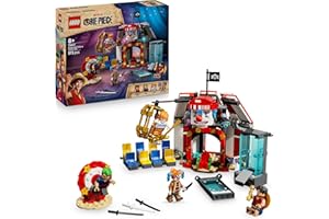 LEGO One Piece Le Chapiteau de Baggy Le Clown - Jouet Interactif avec 4 Minifigurines Dont Luffy, Nami, Zoro & 2 Affiches « Wanted » - Cadeau Anime pour Garçon, Fille ou Fan dès 8 Ans 75637