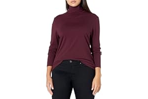 Amazon Essentials Donna Maglione a Collo Alto a Maniche Lunghe (Disponibile in Taglie Forti)