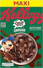 Kellogg's Coco Pops | Barchette al Cioccolato | con Frumento Tostato e Cioccolato | Confezione Singola da 580g (1 x 580g)
