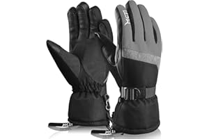 ‎KINEED Kineed Skihandschuhe Damen Touchscreen Winterhandschuhe Wasserdicht Snowboardhandschuhe Winter Warm Schnee Handschuhe Winddicht 3M Thinsulate