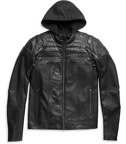 HARLEY-DAVIDSON Men's Leather Jacket Biker Motorcycle Jacket