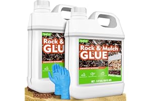 YUMCRAFT 4L Gravel Binder, Extra Strong Stone Adhesive/Gravel Adhesive - Stone Sealant Binding Agent for Pebbles, Stone Sealing, Universal Use for Landscaping, Garden Paths, Patio Tiles, Gravel