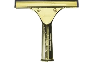 Ettore 10012 latón macizo rasqueta limpiacristales, 15,2 cm)