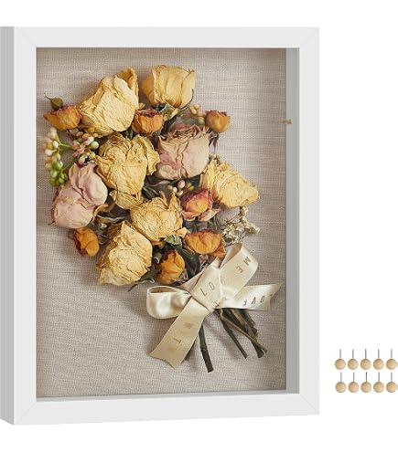 3D Bilderrahmen 27x22 Cm – Tiefe Schattenbox Für Fotos, Blumen & Erinnerungen