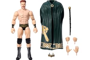 WWE Mattel Elite figurka i akcesoria, Greatest Hits 2025, 15,2 cm kolekcjonerska król Sheamus z 25 punktami artykulacji i wymiennymi rękami