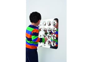 tickit Large 16-Domed Acrylic Mirror Panel , Sensory Toys for Autism , Interactive Play , Sensory Room Equipment , Visual Play for Kids , Indoor/Outdoor Use