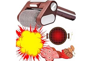 GENERIC Saker Electric Grill Cleaner Bristle Free: Bbq Power Brush For Grill Cleaning, 304 Stainless Steel Barbecue Cleaner, Cordless Rechargeable Detachable 350 Rpm Spinning Roller For Outdoor