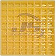 JS Rubber Cover Block Mould 20,25.MM (64 Cavaty)(+) | PVC Cover Block Mould | Rubber Cover Block Mould | Cover Block Rubber Mould | Cover Block Mould | Cover Block Mould for Slab/Beam (Make in India)