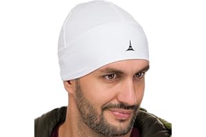 French Fitness Revolution - Schweißabweisende, Atmungsaktive Laufmütze, Helmfutter - Optimale Feuchtigkeitsableitung - Ideal zum Tragen unter einem Helm