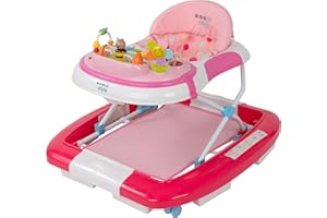 IB-STYLE ib style Little World | 3 in 1 | Girello,swing e scrivania di attività | EN 1273:2020 | rosa
