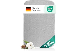 everlar® Couverture de Repassage I Qualité Made in Germany I Tapis de Repassage de Table pour Un Repassage à la Maison & déplacement I 100 x 65cm I Résistant à la Chaleur I Matériau 100% Coton