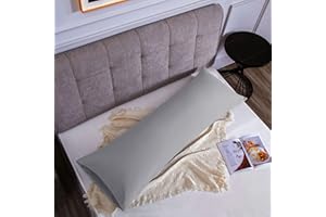 POLIGINO 1 poszewka na poduszkę 50 x 150 cm, 100% mikrofibra - jasnoszara