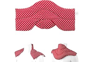 ‎AMINATA BALANCE Aminata BALANCE Rapssamenkissen Schulter-Nacken-Kissen Wärmekissen mit Raps-Samen für Mikrowelle geeignet für Wärme- & Kälte-Anwendung, Nackenhörnchen Herzen mit Stehkragen für den perfekten Sitz