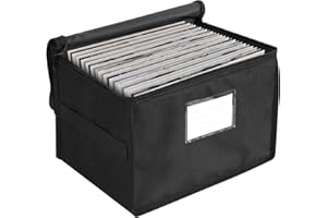 bruwaa 7-inch Vinyl Record Storage Box，Record Storage Case with Lid & Handles, Stackable & Collapsible Records Crate Holds up to 60 LP Records, Organizer for Valuable Albums, CDs - Black