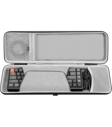 Capa De Teclado Compacta Geekria 65 % Para Teclados De Jogos Mecânicos De 68 Teclas , Compatível