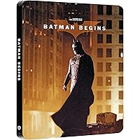 BATMAN BEGINS - Steelbook (4K Ultra HD + Blu-Ray)