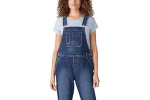 Dickies Women's Women's Relaxed Fit Bib Overalls Bib Shortalls